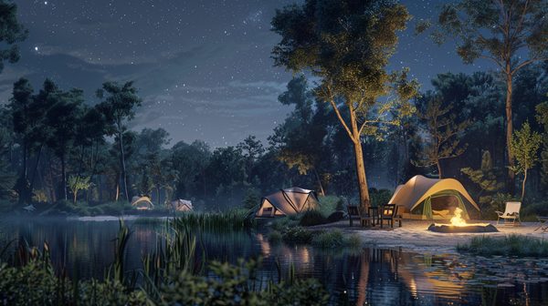 Camping lac de la Chausselière: nature et confort à Vendée