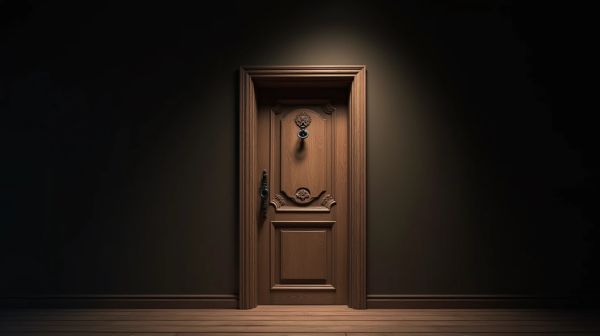 Isoler une vieille porte d'entrée en bois pour éviter les courants d'air